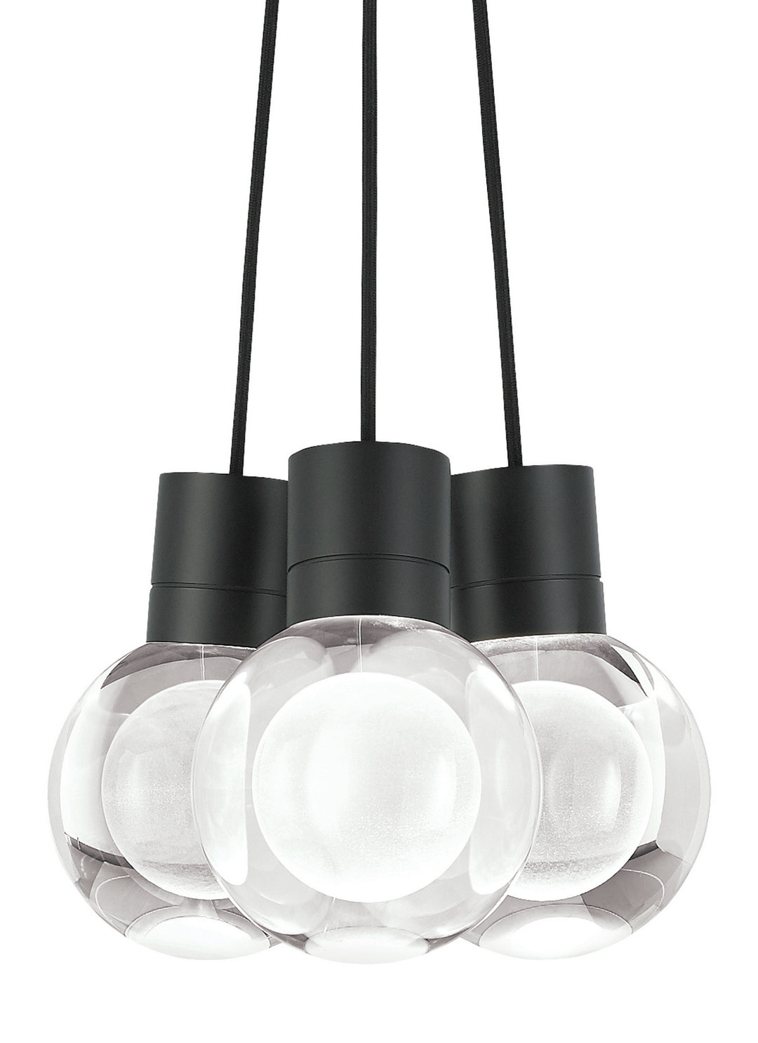 Visual Comfort Modern Mina 700TDMINAP3CBB-LED922 Pendant Light - Black