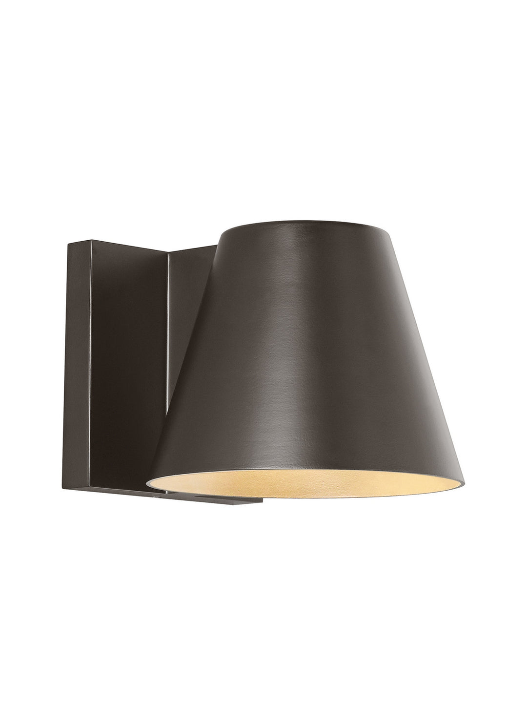 Visual Comfort Modern 700WSBOW4Z-LED830 Bowman Led Outdoor Wall Mount Outdoor Bronze / Dark