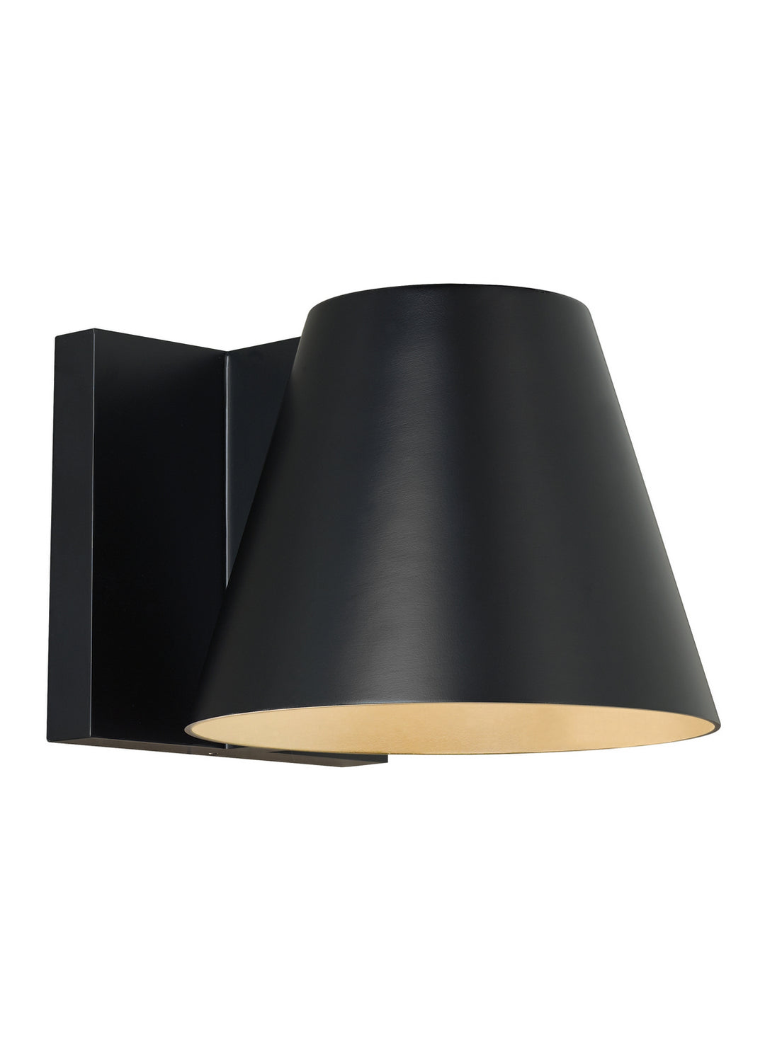 Visual Comfort Modern 700WSBOW6B-LED830 Bowman Led Outdoor Wall Mount Outdoor Black