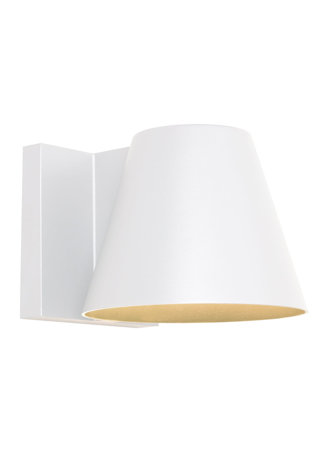 Visual Comfort Modern 700WSBOW6W-LED830-277 Bowman Led Outdoor Wall Mount Outdoor White