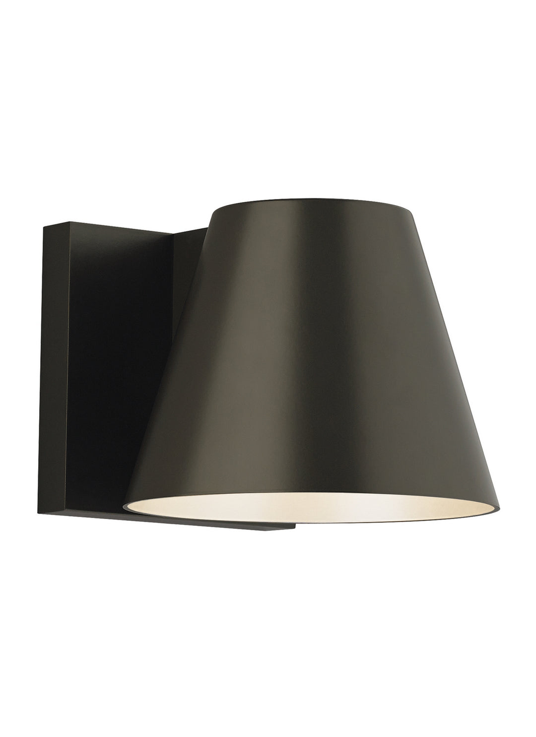 Visual Comfort Modern 700WSBOW6Z-LED830 Bowman Led Outdoor Wall Mount Outdoor Bronze / Dark