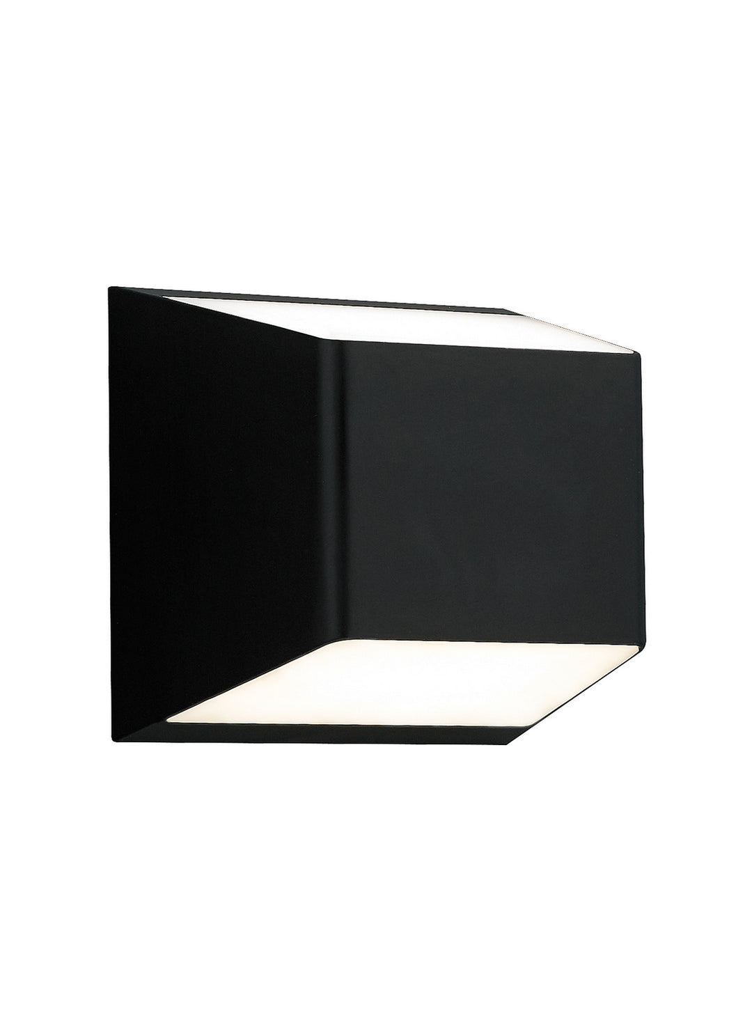 Visual Comfort Modern 700WSEBBB-LED930-277 Ebb Led Outdoor Wall Mount Outdoor Black