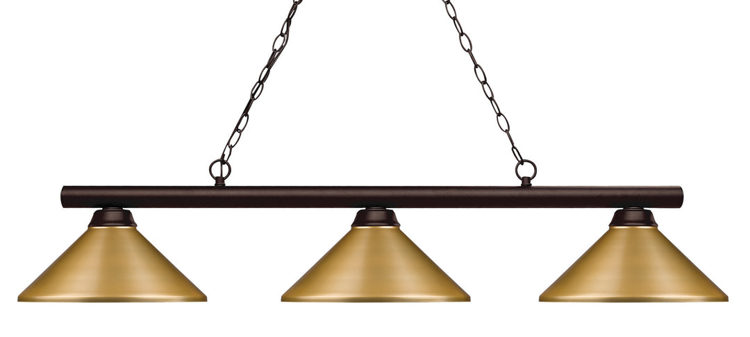 Z-Lite Shooter 155-3BRZ-MSG Pendant Light - Bronze