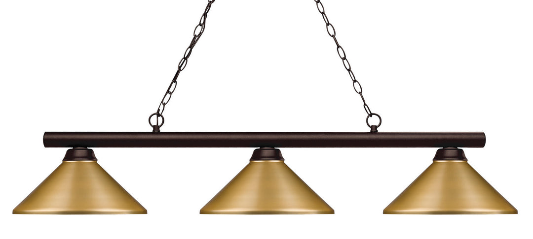 Z-Lite Shooter 155-3BRZ-MSG Pendant Light - Bronze