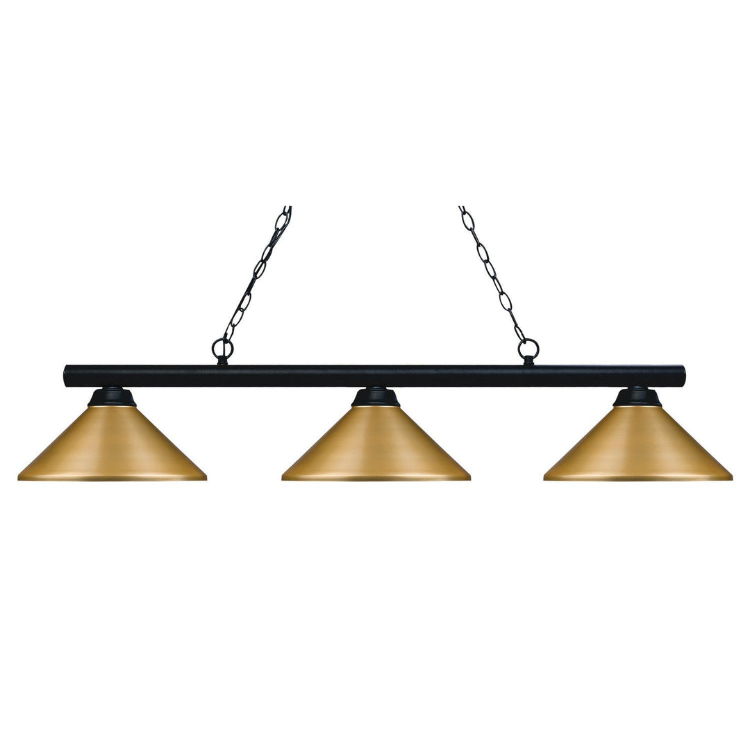 Z-Lite Sharp Shooter 155-3MB-MSG Pendant Light - Matte Black