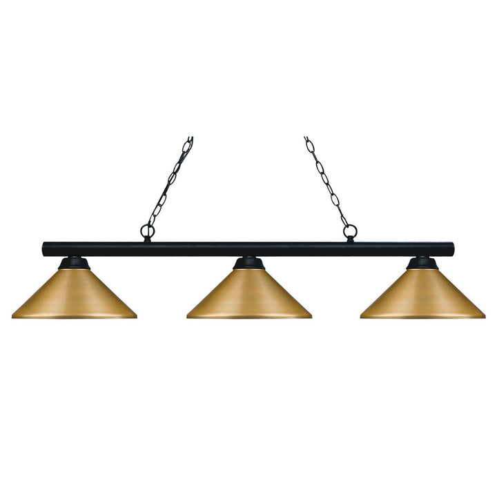 Z-Lite Sharp Shooter 155-3MB-MSG Pendant Light - Matte Black