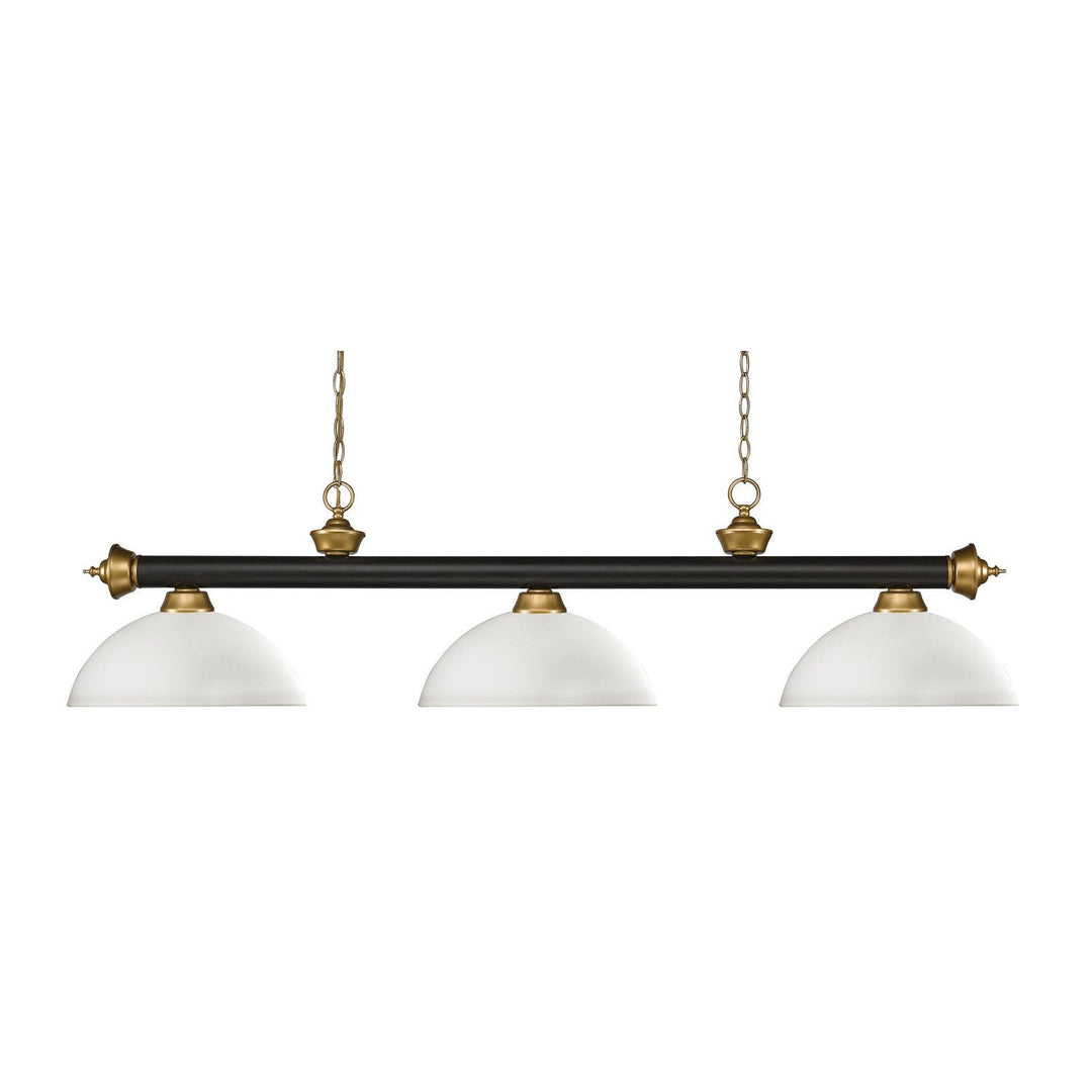 Z-Lite Riviera 200-3BRZ+SG-DMO14 Pendant Light - Bronze / Satin Gold