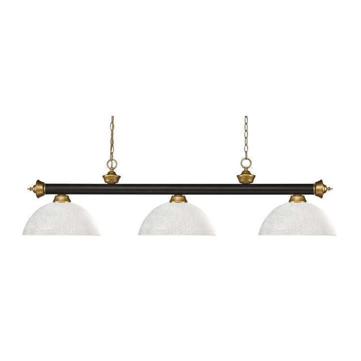 Z-Lite Riviera 200-3BRZ+SG-DWL14 Pendant Light - Bronze / Satin Gold