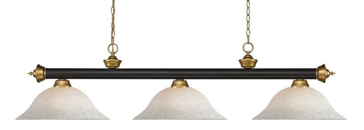 Z-Lite Riviera 200-3BRZ+SG-WM16 Pendant Light - Bronze / Satin Gold