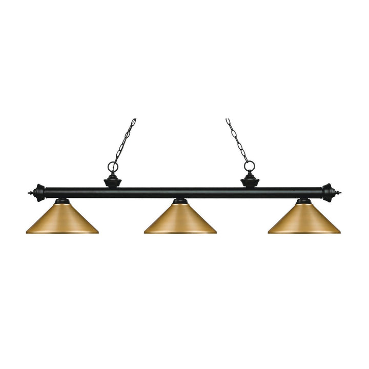 Z-Lite Riviera 200-3MB-MSG Pendant Light - Matte Black