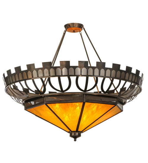 2nd Avenue Davis Street 217888-1 Pendant Light - Craftsman Brown On Waxed Brass