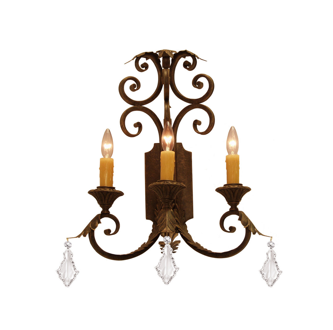 2nd Avenue Serratina 751120.3.X Wall Sconce Light - Antiquity
