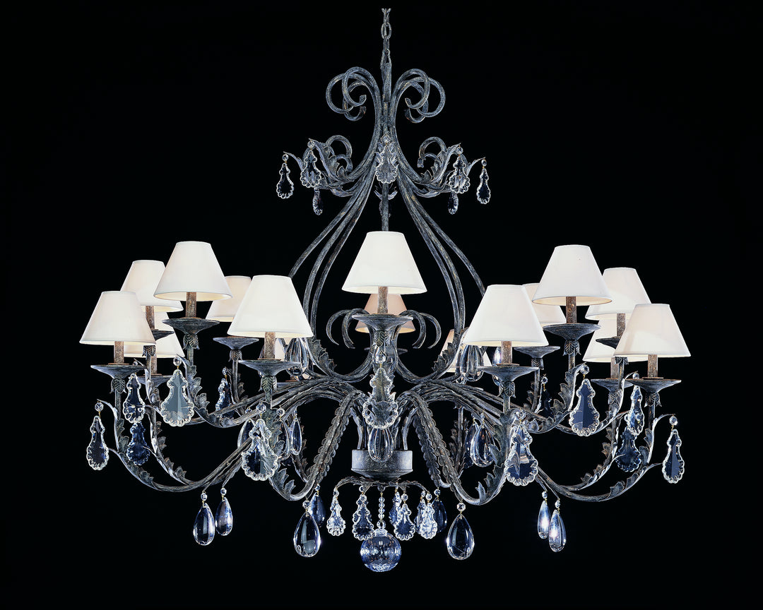 2nd Avenue French Elegance 87400.60.X Chandelier Light - Antique Silver