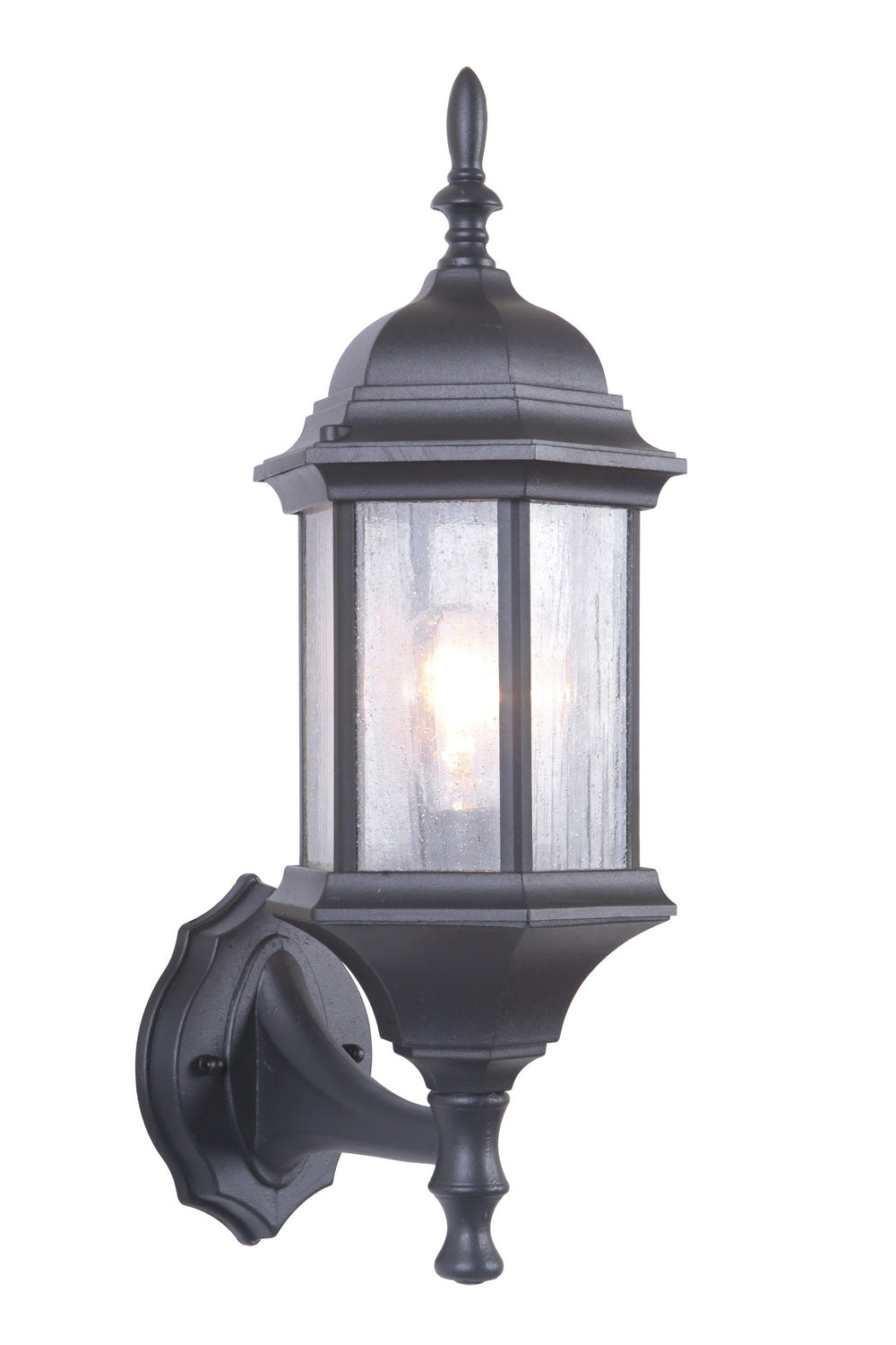 Craftmade Lighting Z290-TB-CS  Hex Style Cast Outdoor Textured Black