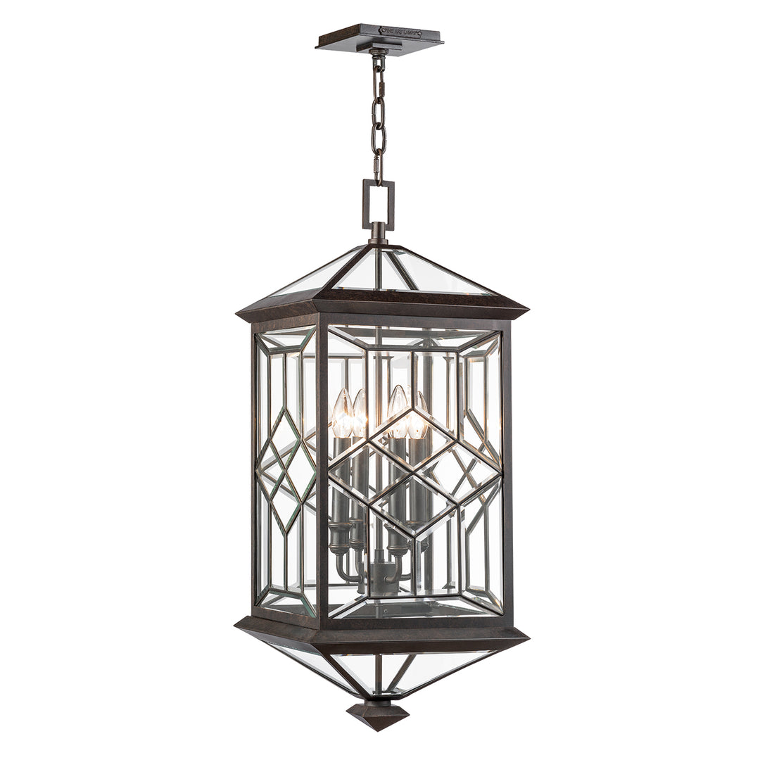 Fine Art Lighting 880481ST Oxfordshire Four Light Outdoor Lantern Outdoor Bronze / Dark