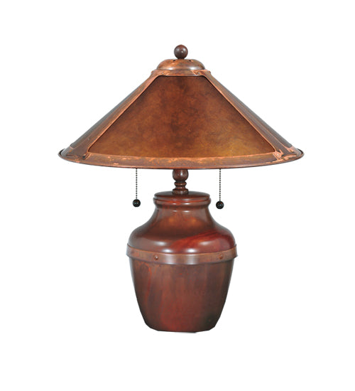 Meyda Tiffany Lighting 77774 Sutter Table Lamp Lamp Bronze / Dark