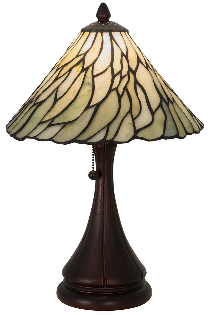 Meyda Tiffany Lighting 107365 Willow One Light Table Lamp Lamp Bronze / Dark