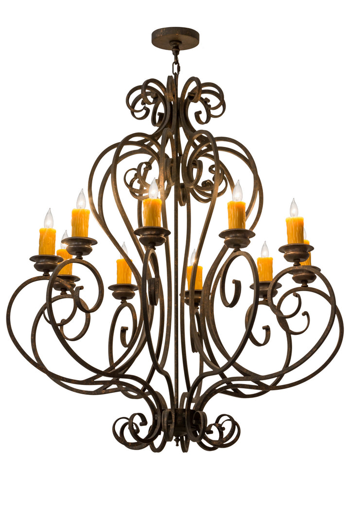 Meyda Tiffany Fernando 120426 Chandelier Light - Brushed Nickel