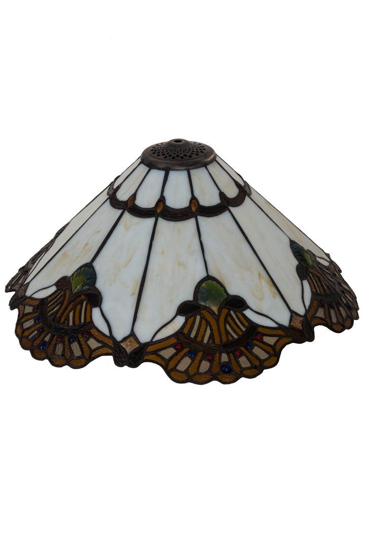 Meyda Tiffany Lighting 157062 Shell With Jewels Shade Lamp Shade Multicolored