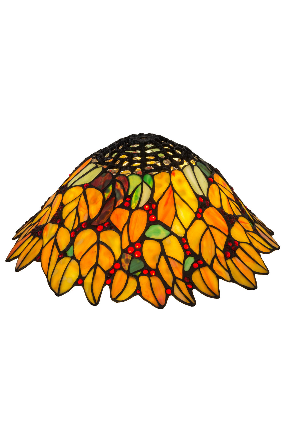 Meyda Tiffany Lighting 157249 Follaje Shade Lamp Shade Multicolored