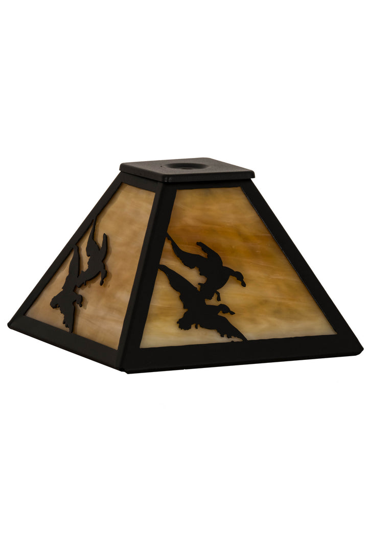 Meyda Tiffany Lighting 157338 Ducks In Flight Shade Lamp Shade Bronze / Dark