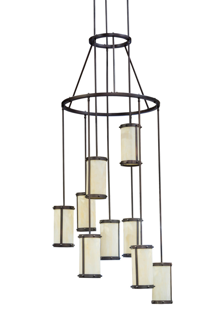 Meyda Tiffany Cartier 167463 Chandelier Light - Mahogany Bronze