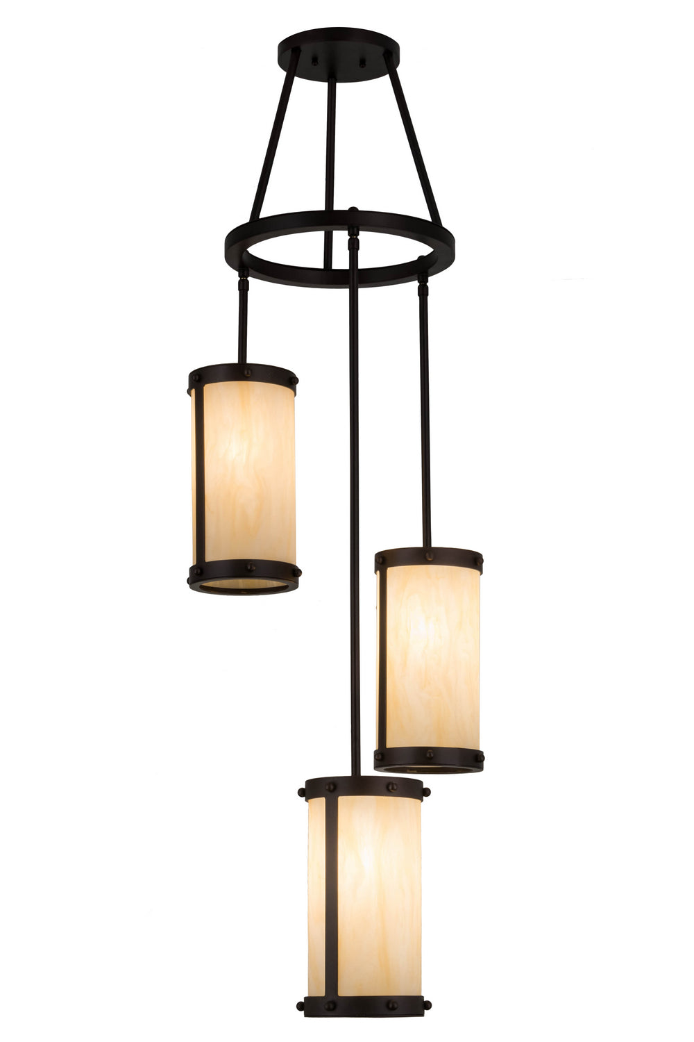 Meyda Tiffany Cartier 167464 Chandelier Light - Mahogany Bronze