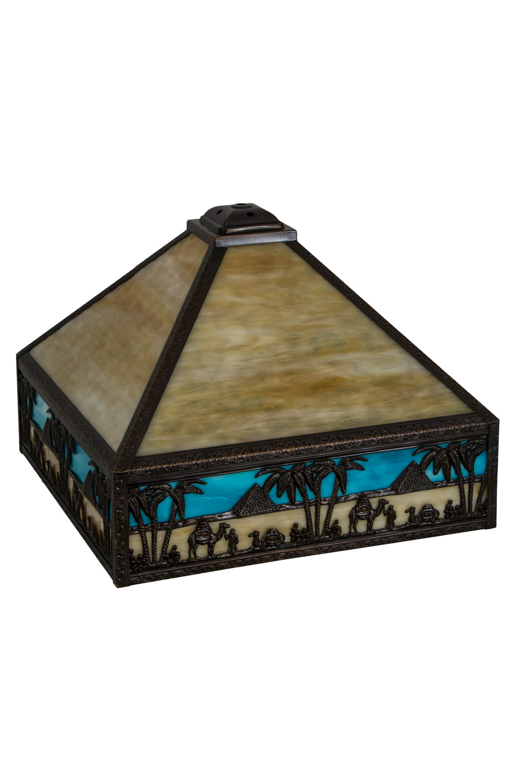 Meyda Tiffany Lighting 17323 Camel Shade Lamp Shade Multicolored