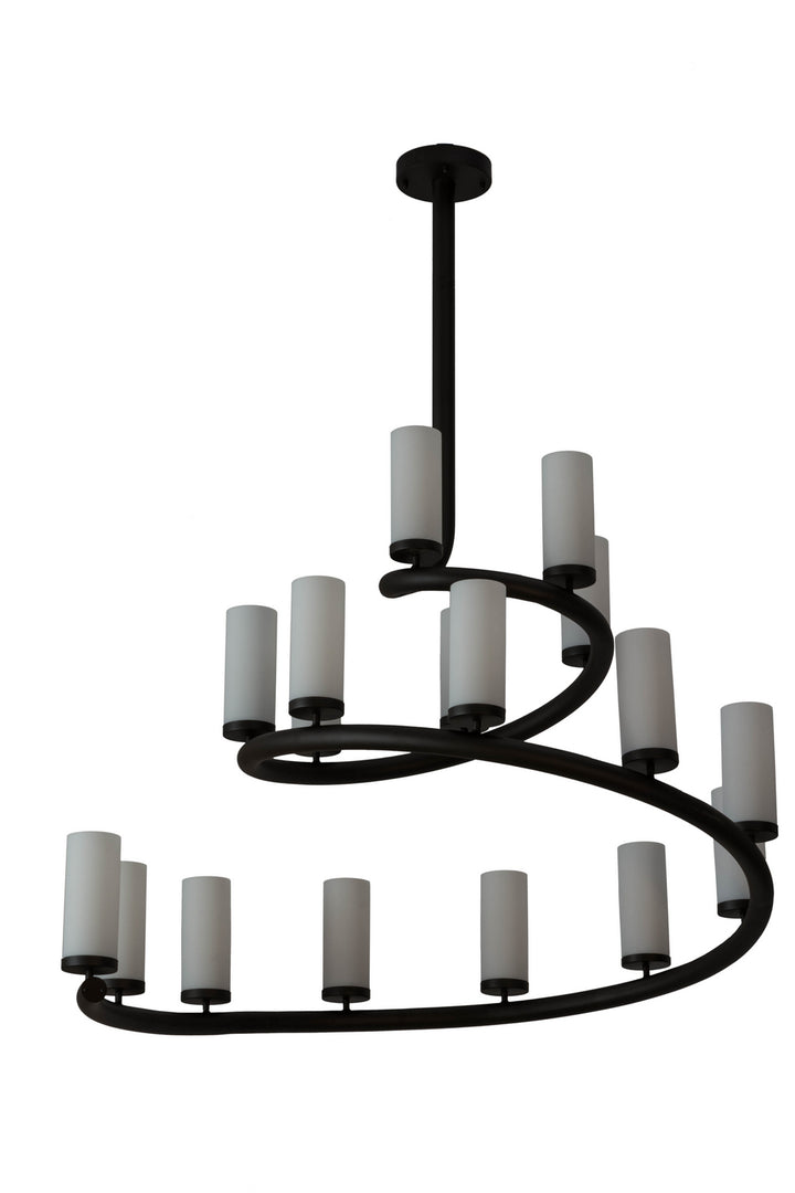 Meyda Tiffany French Horn 175259 Chandelier Light - Oil Rubbed Bronze