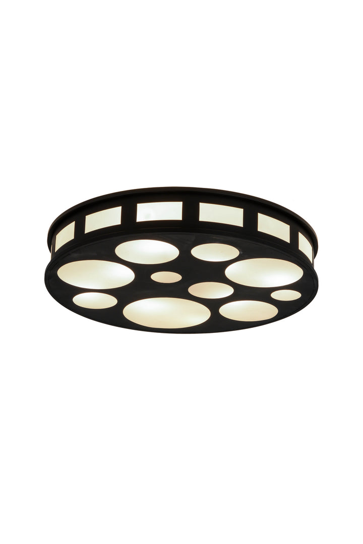 Meyda Tiffany Geo 175885 Ceiling Light - Craftsman Brown