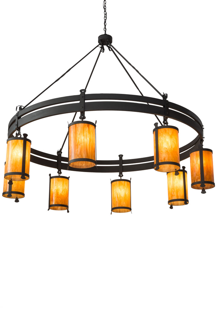 Meyda Tiffany Beartooth 176848 Chandelier Light - Hand Wrought Iron