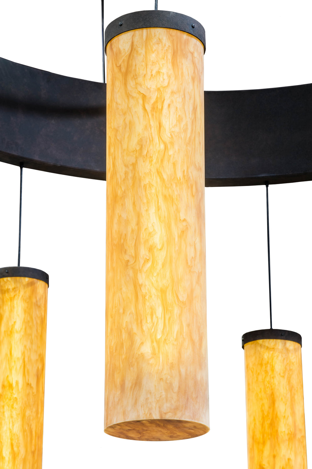 Meyda Tiffany Cilindro 177369 Pendant Light - Distressed Chestnut