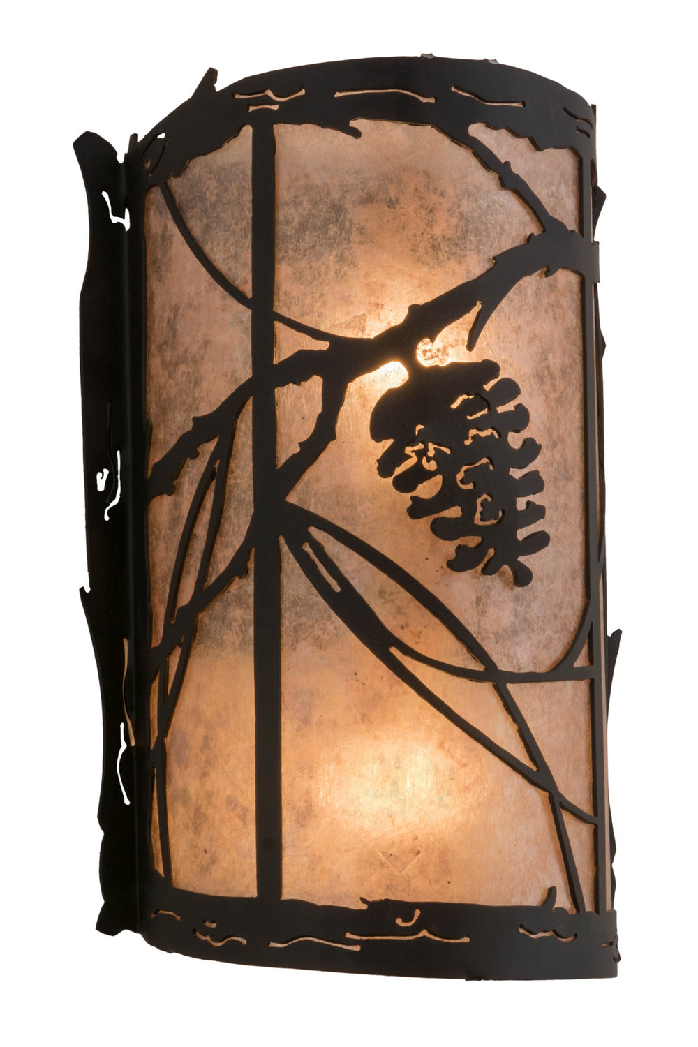 Meyda Tiffany Whispering Pines 177971 Wall Light - Wrought Iron