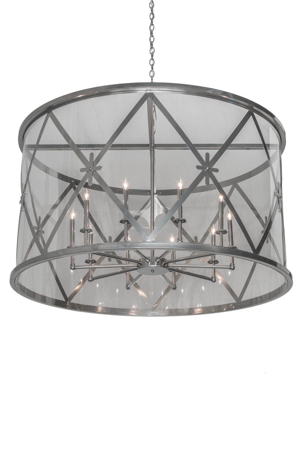 Meyda Tiffany Penelope 178338 Chandelier Light - Chrome