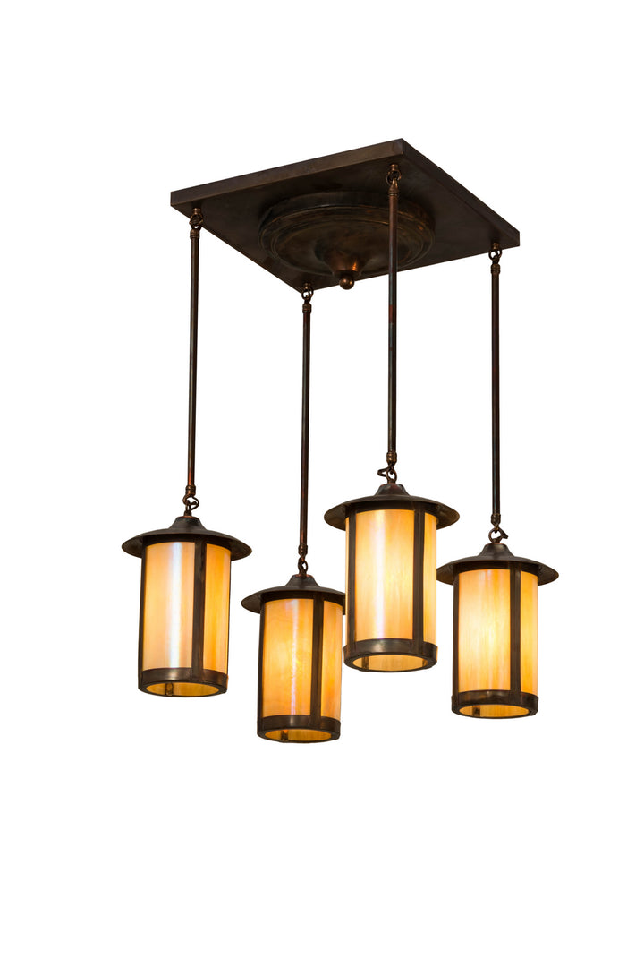 Meyda Tiffany Fulton 178510 Chandelier Light - Vintage Copper