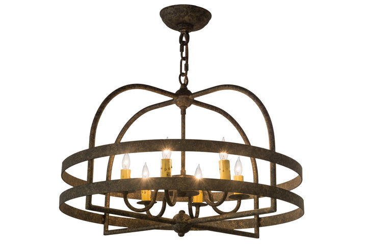 Meyda Tiffany Aldari 178587 Chandelier Light - Rust