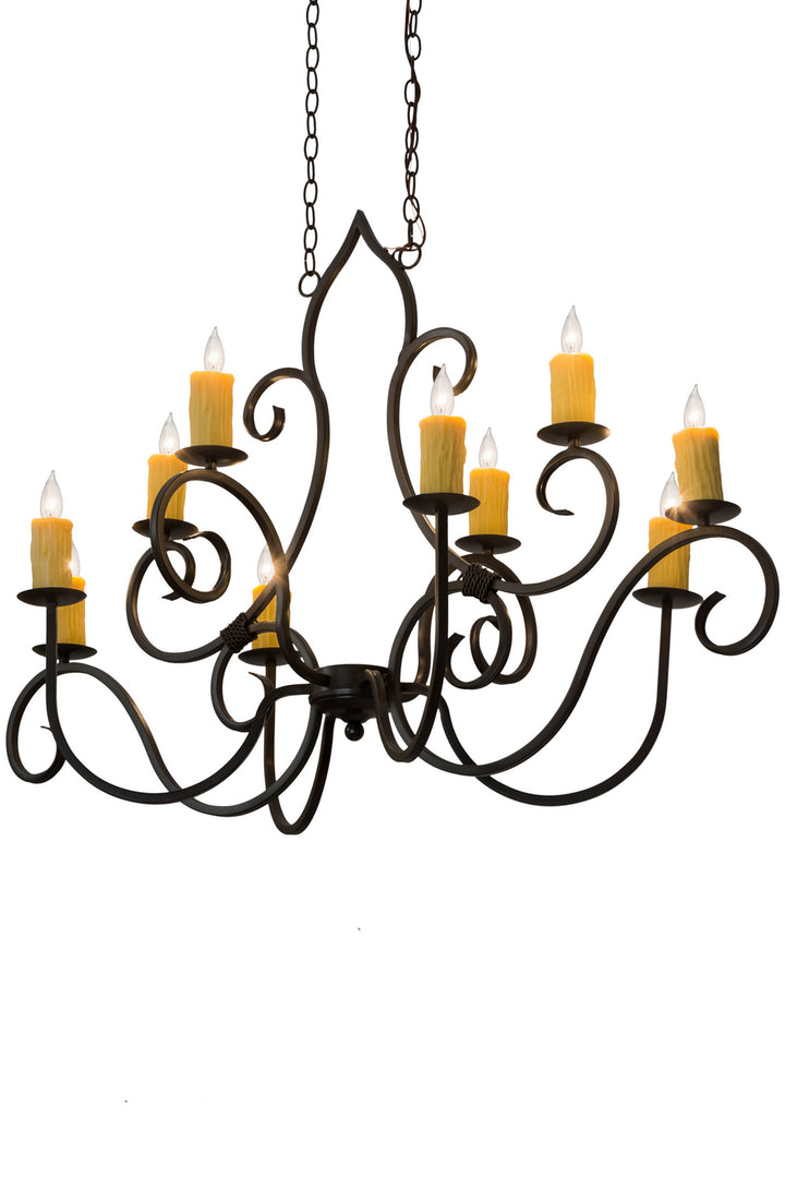 Meyda Tiffany Clifton 178811 Chandelier Light - Timeless Bronze,Custom