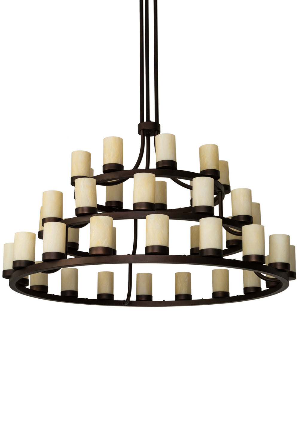 Meyda Tiffany Loxley 178978 Chandelier Light - Mahogany Bronze