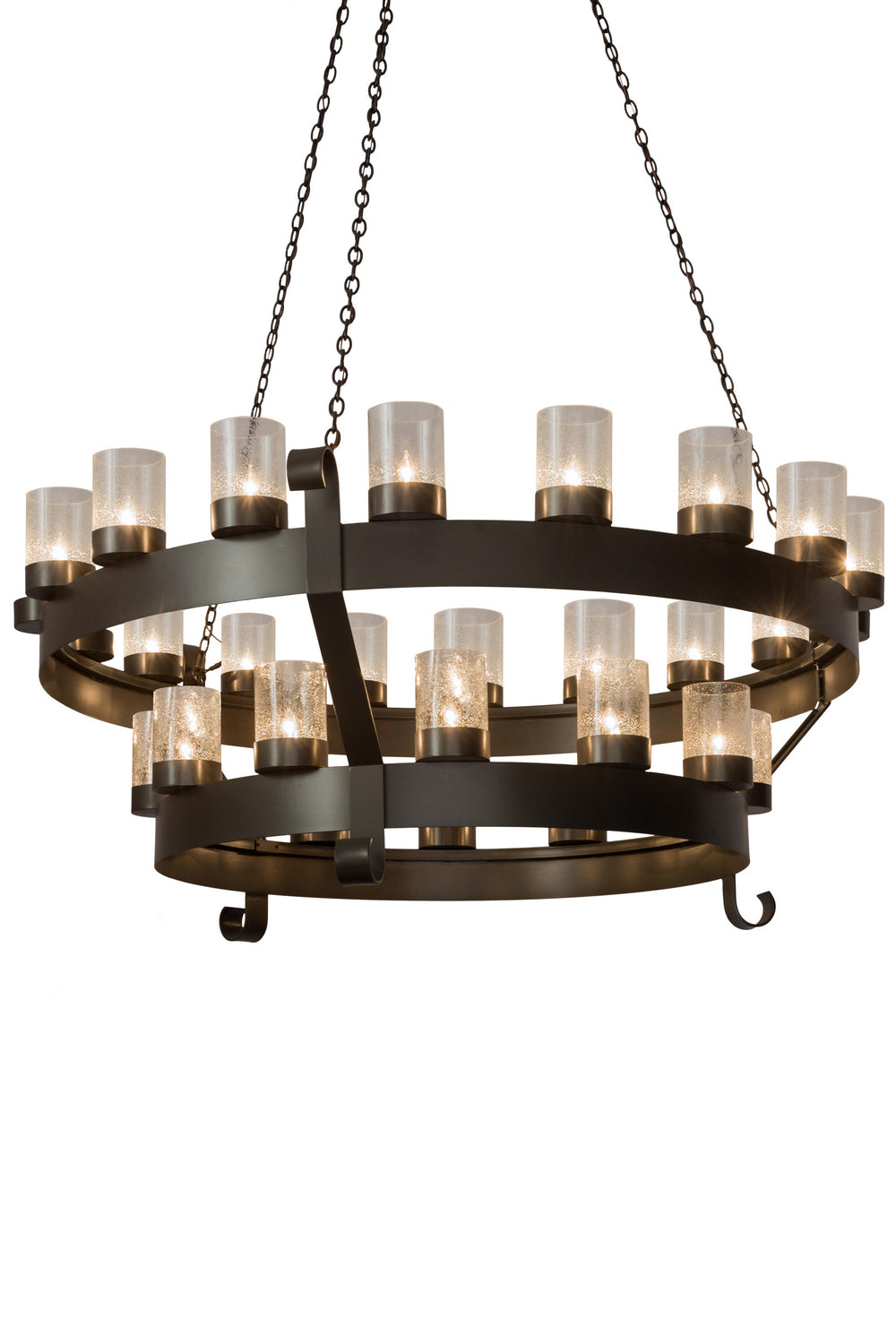 Meyda Tiffany Barnstable 179362 Chandelier Light - Timeless Bronze,Crystal