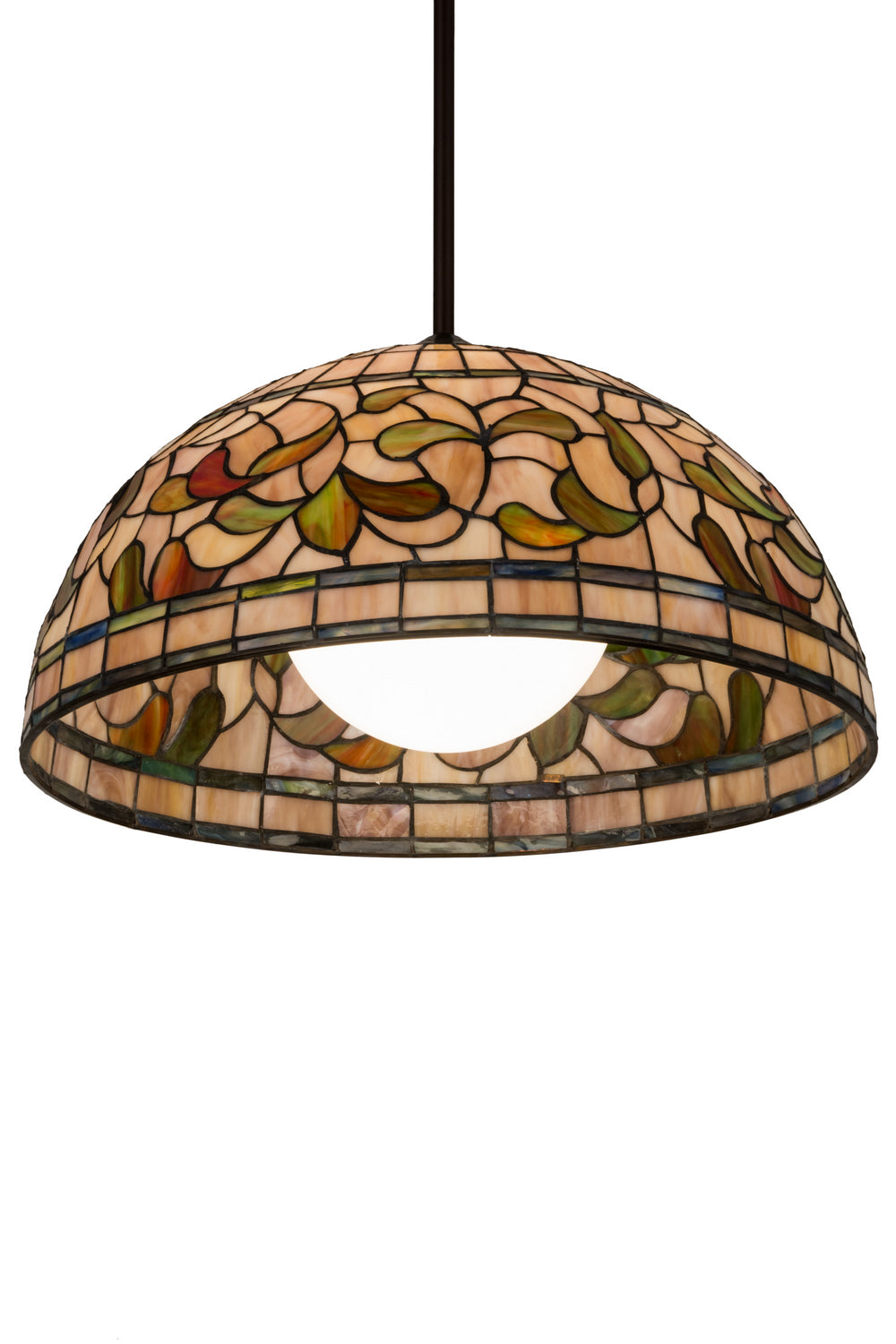 Meyda Tiffany Tiffany Turning Leaf 179681 Pendant Light - Mahogany Bronze