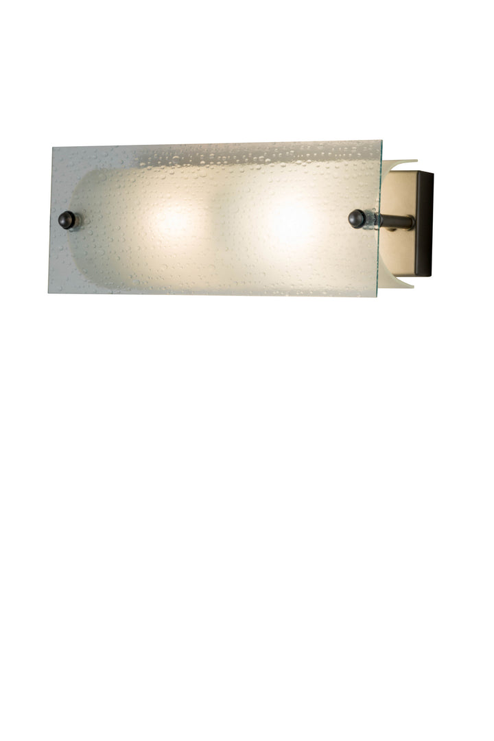 Meyda Tiffany Quadrato 179700 Bath Vanity Light 16 in. wide - Nickel