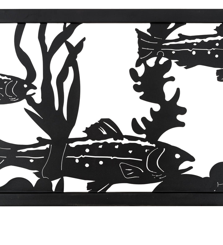 Meyda Tiffany Lighting 179785 Neversink Bridge Decor Mirror Black