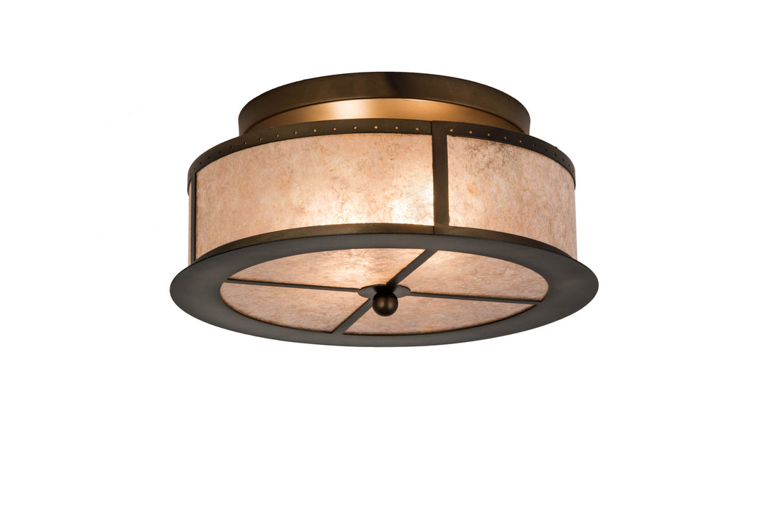 Meyda Tiffany Smythe Craftsman 179887 Ceiling Light - Antique Copper