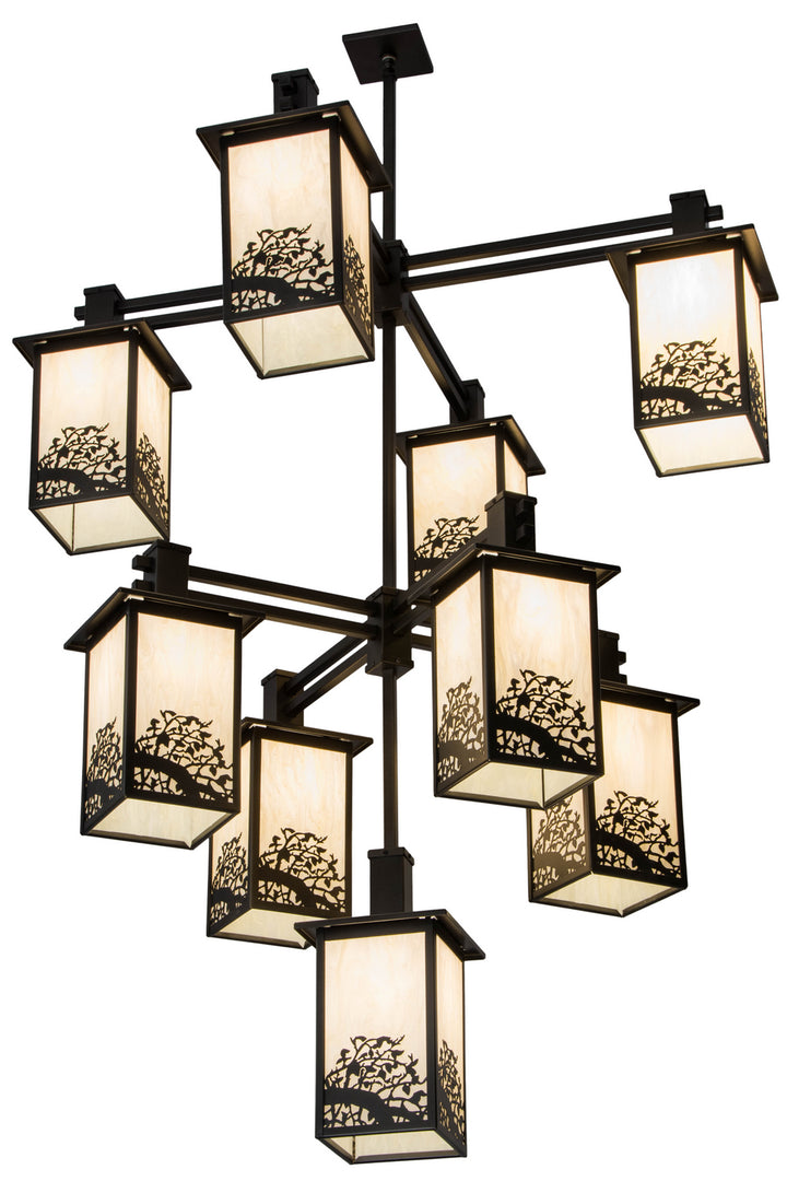 Meyda Tiffany Hyde Park 180016 Chandelier Light - Oil Rubbed Bronze