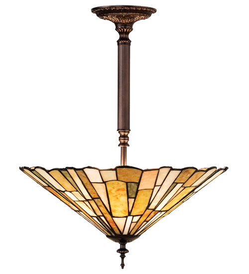 Meyda Tiffany Delta 77801 Ceiling Light - Mahogany Bronze