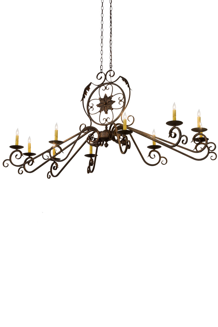 Meyda Tiffany Christabel 180340 Chandelier Light - Gilded Tobacco