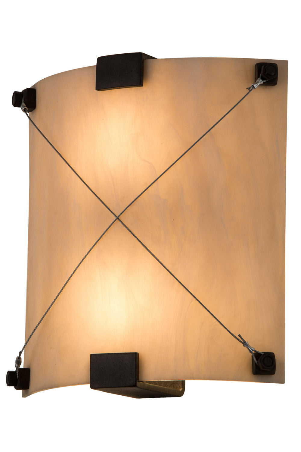 Meyda Tiffany Maxton 180946 Wall Light - Craftsman Brown