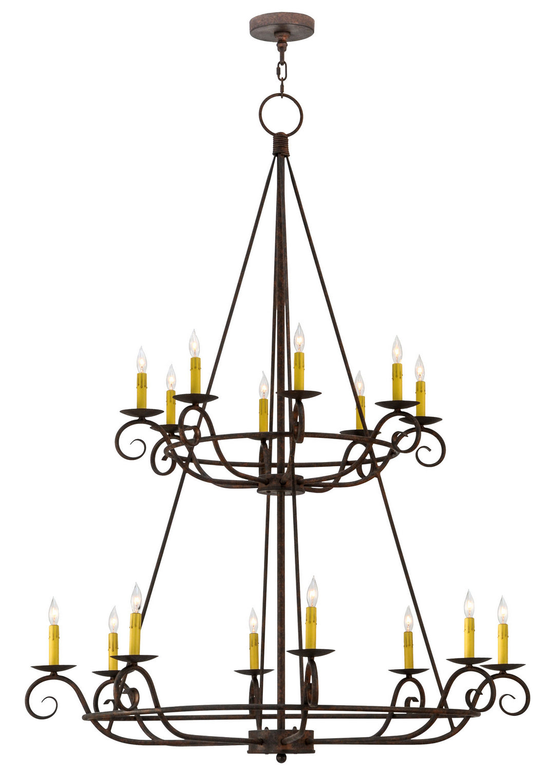 Meyda Tiffany Estrella 180961 Chandelier Light - Mahogany Bronze