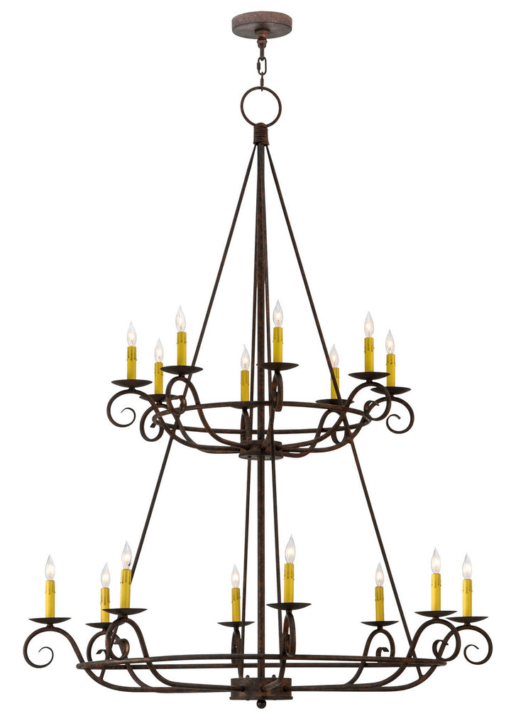 Meyda Tiffany Estrella 180961 Chandelier Light - Mahogany Bronze