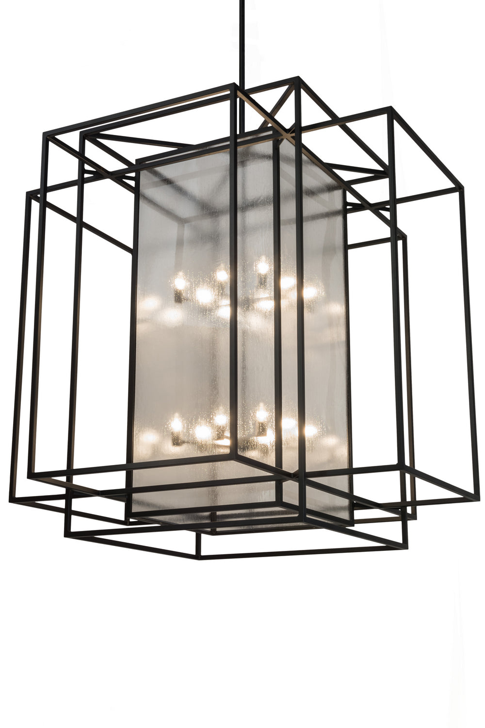 Meyda Tiffany Kitzi Box 181308 Pendant Light - Oil Rubbed Bronze